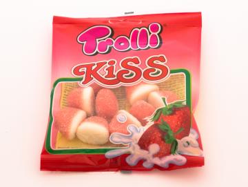 Trolli Kiss Erdbeeren 100 Gramm