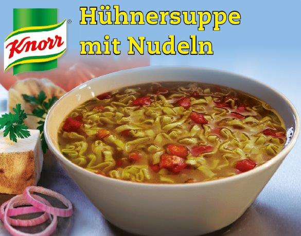 Knorr Hühnersuppe m. Nudeln